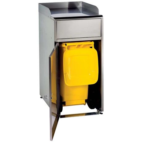 Poubelle snack inox 120L Poubelle snack inox 120L