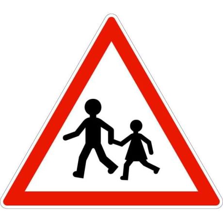 Panneau Danger enfants A13a Panneau Danger enfants A13a