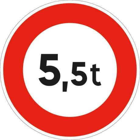 Panneau Limitation de poids B13 Panneau Limitation de poids B13