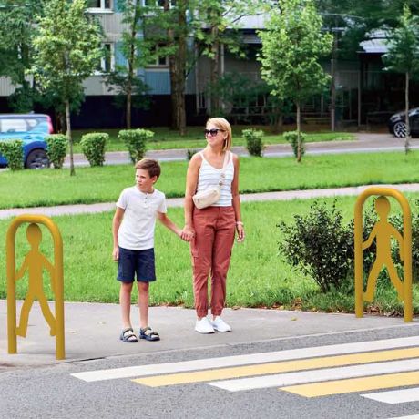 Arceau de signalisation Le piéton