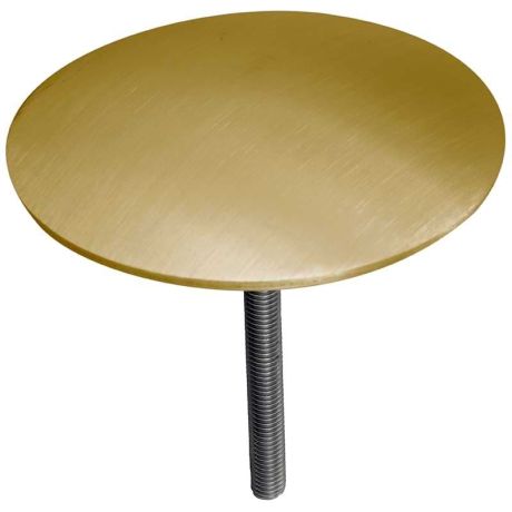 Clou de voirie laiton brossé 100 mm