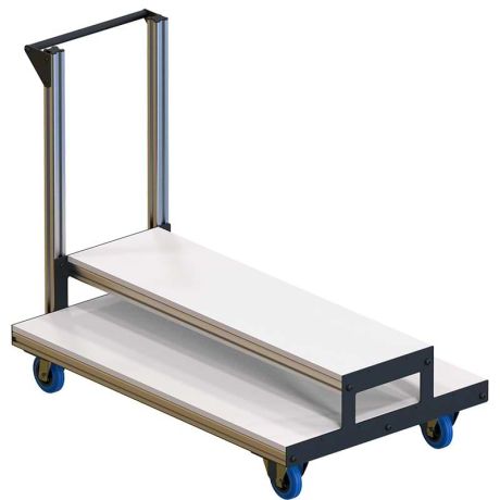 Chariot pour poteaux guide-file Chariot pour poteaux guide-file