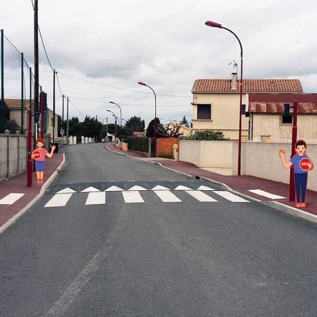 Figurine routière signalisation école Figurine routière signalisation école
