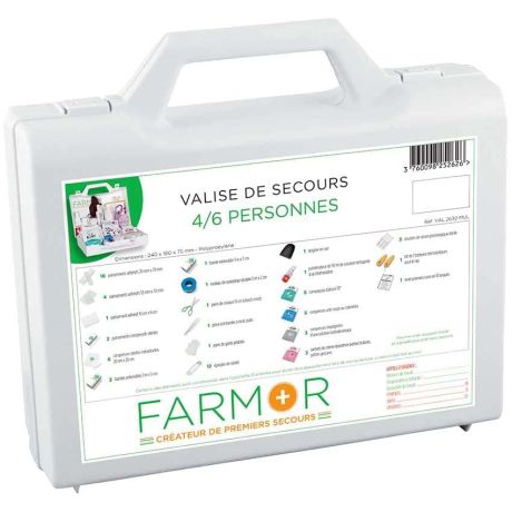Mallette de secours multirisques - 4/6 personnes Mallette de secours multirisques - 4/6 personnes