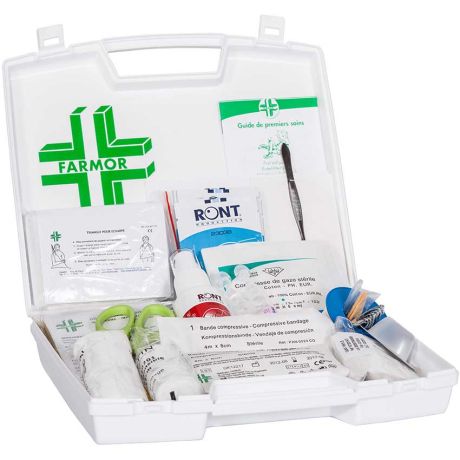 Coffret de secours spécial bâtiment - 4/6 personnes Coffret de secours spécial bâtiment - 4/6 personnes