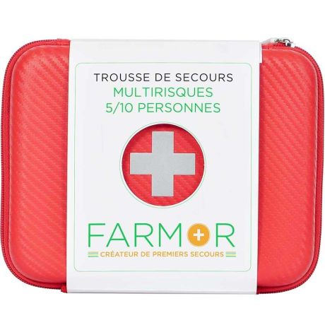 Trousse de secours multirisques - 5/10 personnes Trousse de secours multirisques - 5/10 personnes