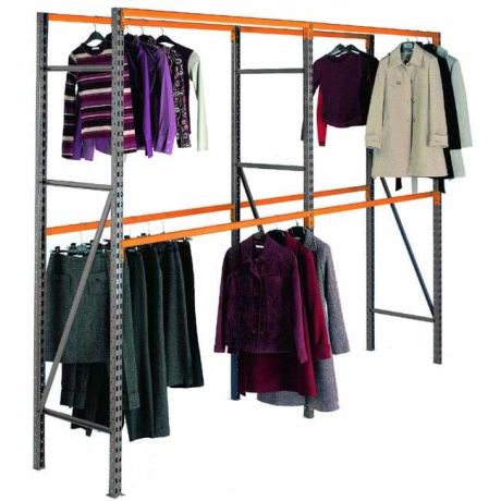 Rayonnage penderie pour cintres Rayonnage penderie pour cintres