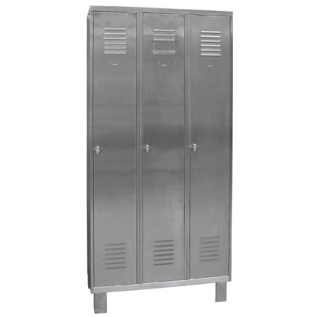 Vestiaire inox sur pieds - Industrie propre Vestiaire inox sur pieds - Industrie propre