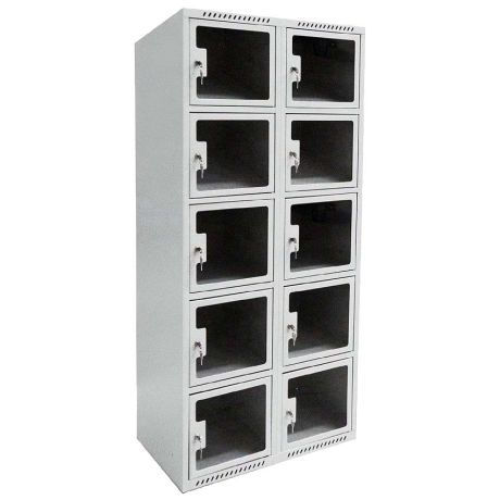 Armoire multi-casiers portes transparentes Armoire multi-casiers portes transparentes
