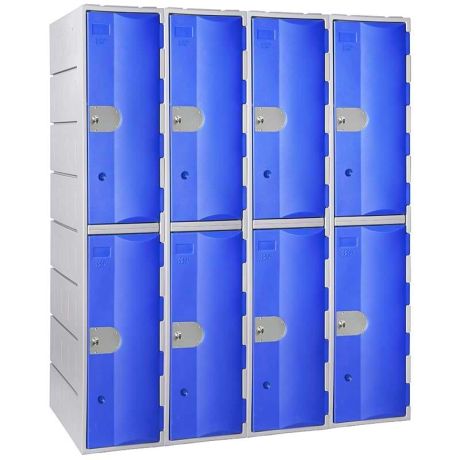 Vestiaire casiers PEHD 2 ou 4 cases Vestiaire casiers PEHD 2 ou 4 cases