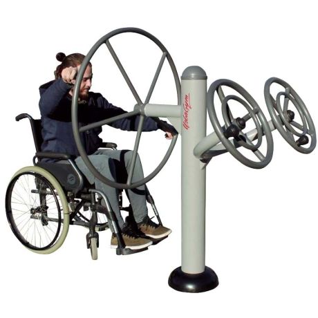 Module fitness PMR Volant et roues Module fitness PMR Volant et roues