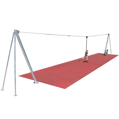 Tyrolienne acier galvanisé 20 m Tyrolienne acier galvanisé 20 m