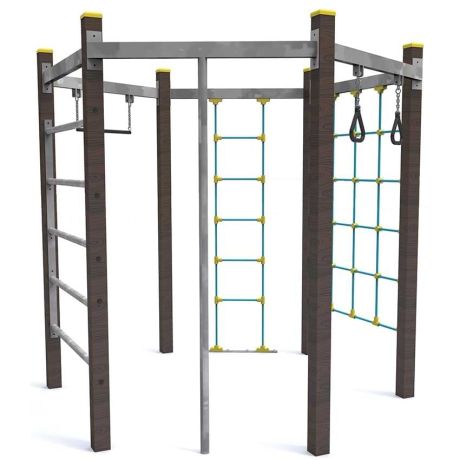 Portique hexagonal Acroba'Gym Portique hexagonal Acroba'Gym