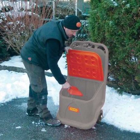 Coffre à sel ou sable mobile 75L Coffre à sel ou sable mobile 75L