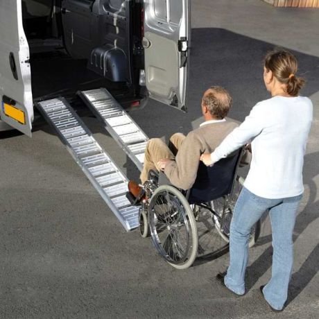 Rampe de chargement aluminium pliante Rampe de chargement aluminium pliante
