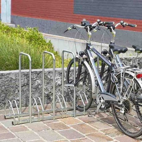 Support cycle avec arceaux antivol Support cycle avec arceaux antivol
