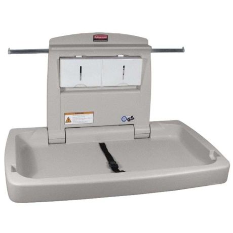 Table à langer murale Rubbermaid - Horizontale Table à langer murale Rubbermaid - Horizontale