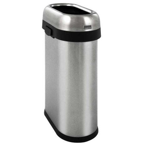 Poubelle ouverte inox 50L Poubelle ouverte inox 50L
