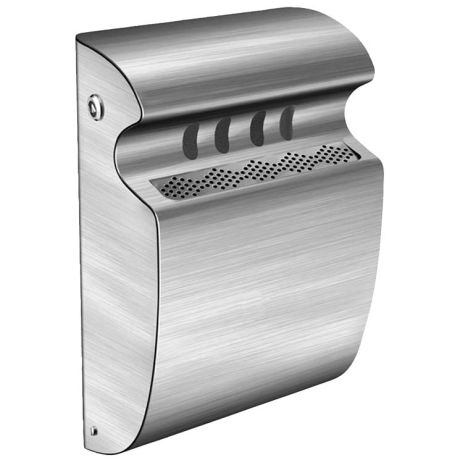 Cendrier mural extérieur inox 3L Cendrier mural extérieur inox 3L