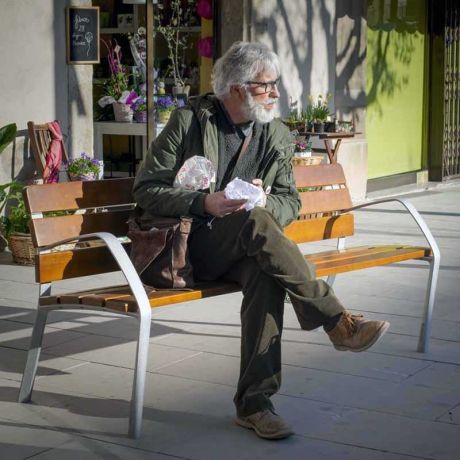 Banc public bois et fonte Cambo Banc public bois et fonte Cambo