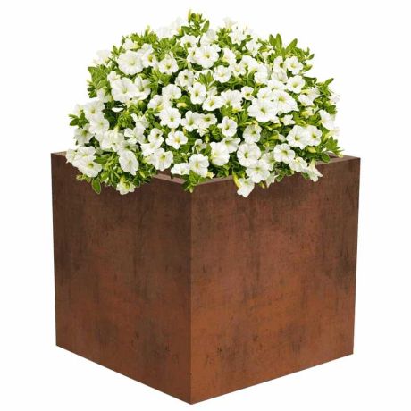 Jardinière carrée acier Corten Jardinière carrée acier Corten
