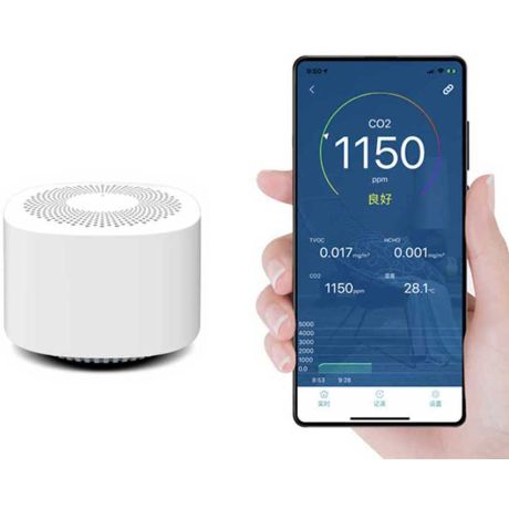 Mini moniteur de qualité de l'air et température Mini moniteur de qualité de l'air et température