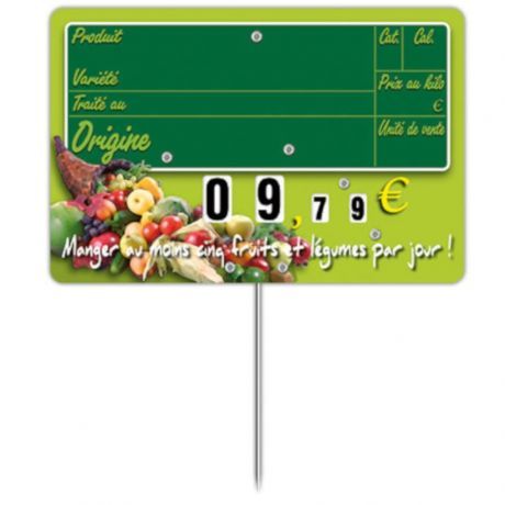 Etiquette fruits et légumes grand format Etiquette fruits et légumes grand format