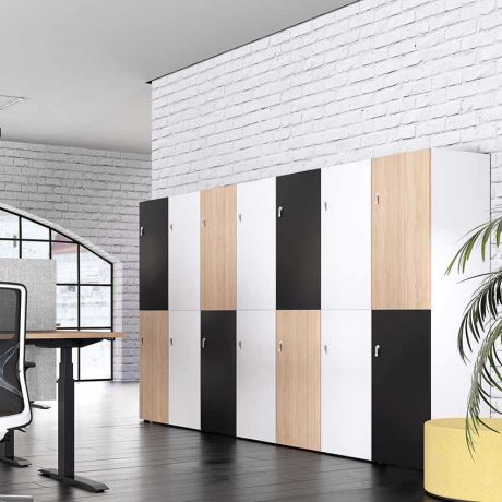 Casier vestiaire en bois ligne Wood