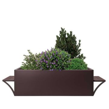 Jardinière de ville sans fond