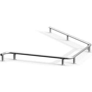 Glissière protection inox