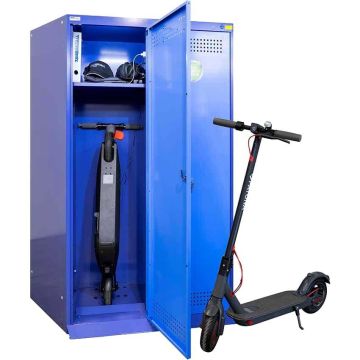 Armoire alimentée pour trottinette électrique Armoire alimentée pour trottinette électrique