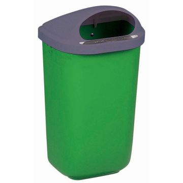 Poubelle Xerios corps vert - tête grise