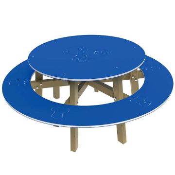 Table extérieure enfant ronde