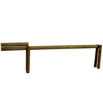 Barrière d'accès bois levante