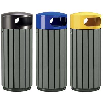 Poubelle 60L à lames recyclées