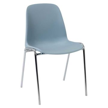 Chaise coque Lena - Bleu clair