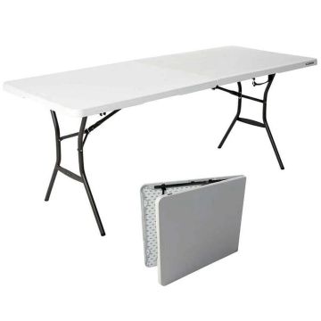 Table valise pliante en 2 Lifetime Table valise pliante en 2 Lifetime
