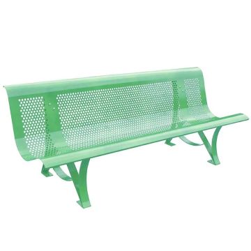 Banc public Métro - Vert RAL 6005