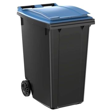 Conteneur à déchet 360 litres - Cuve grise - Couvercle bleu Conteneur à déchet 360 litres - Cuve grise - Couvercle bleu