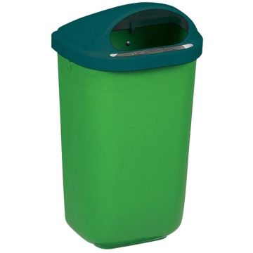 Poubelle corps vert - tête verte Poubelle corps vert - tête verte