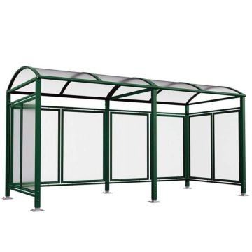 Abri à vélos extérieur Collège avec bardages - L. 5 m