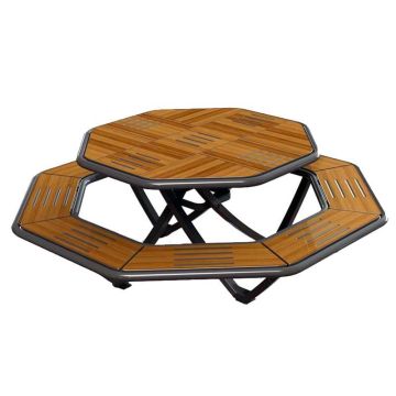Table pique-nique octogonale Carnac