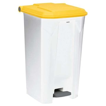 Poubelle Utilo 100L - Couvercle Jaune