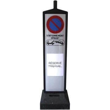 Balise anti-stationnement +  lest Plastobloc petit modèle