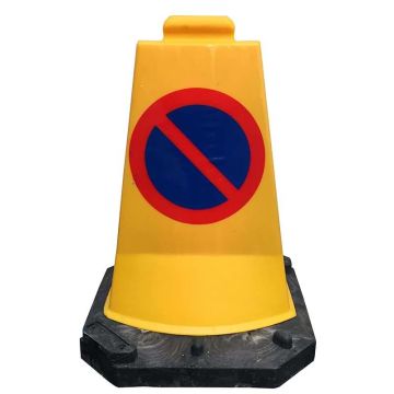 Cône anti-stationnement jaune B6