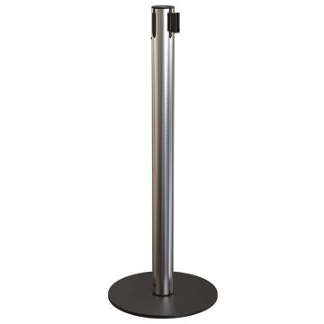 Poteau à sangle noir - Sangle 2 m