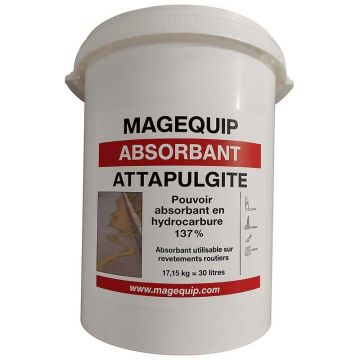 Absorbant attapulgite calcinée - Seau 15 Kg