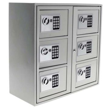 Coffre-fort - 6 compartiments