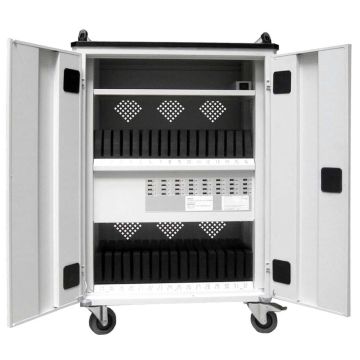 Servante mobile alimentée spéciale tablettes