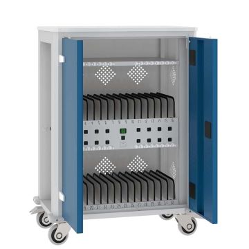 Servante mobile alimentée spéciale tablettes